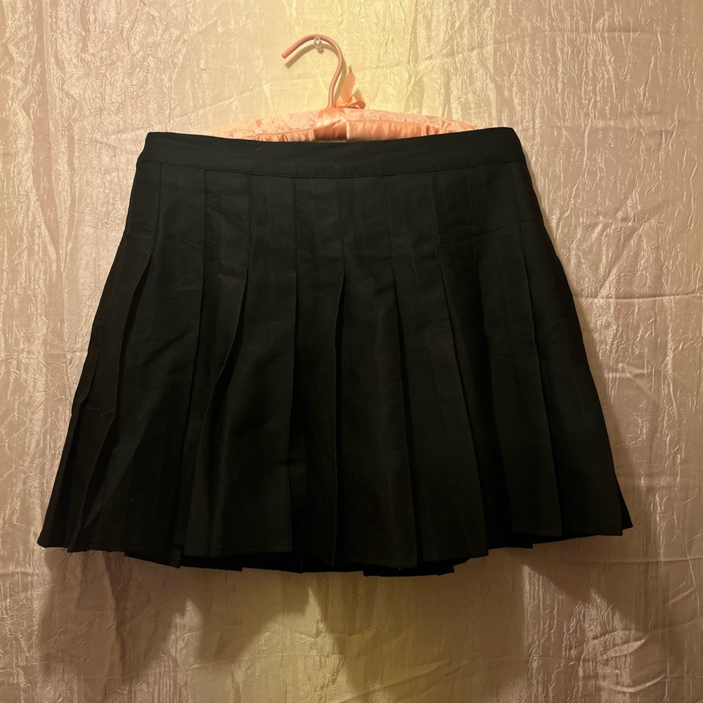 Black Pleated Skirt Plus Size School Uniform Cosplay Costume Cute Aesthetic